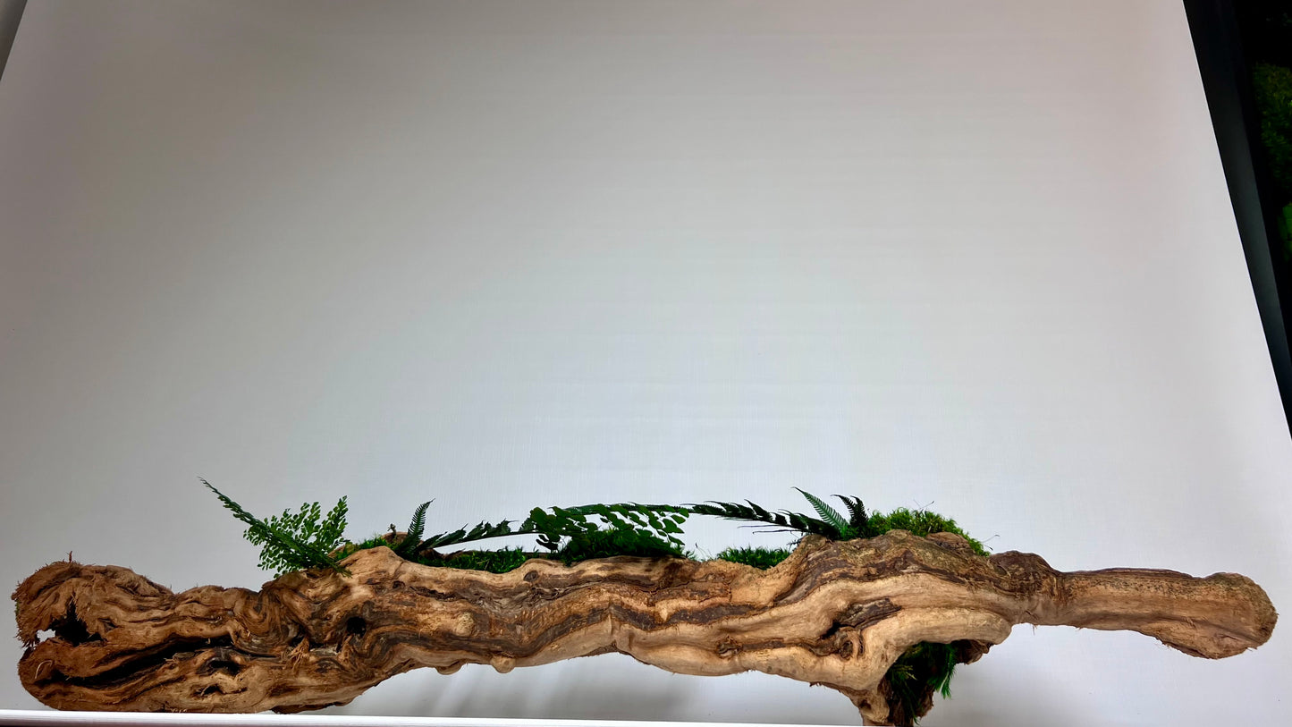 Twisted Grape Wood Center Piece