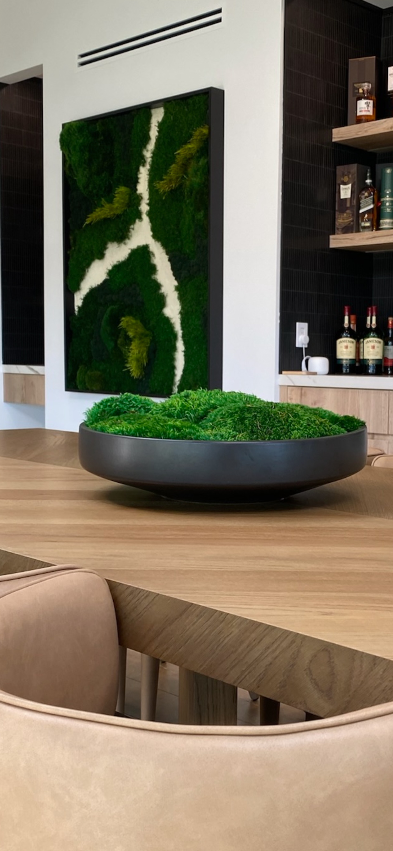 Moss Bowl Centerpiece