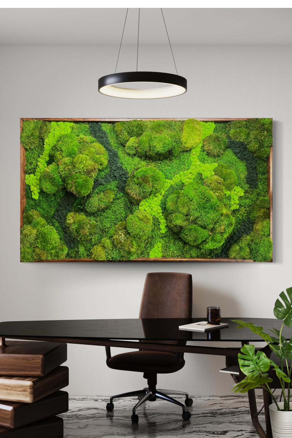 Majestic Moss Boulders