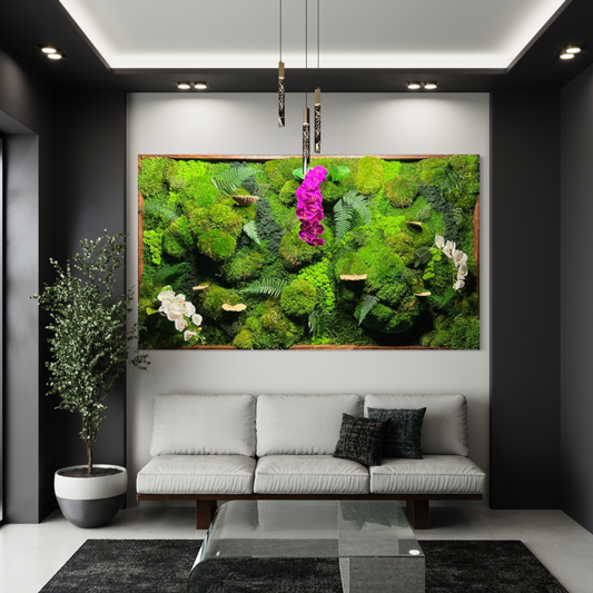 Botanical Oasis - Moss Wall Art