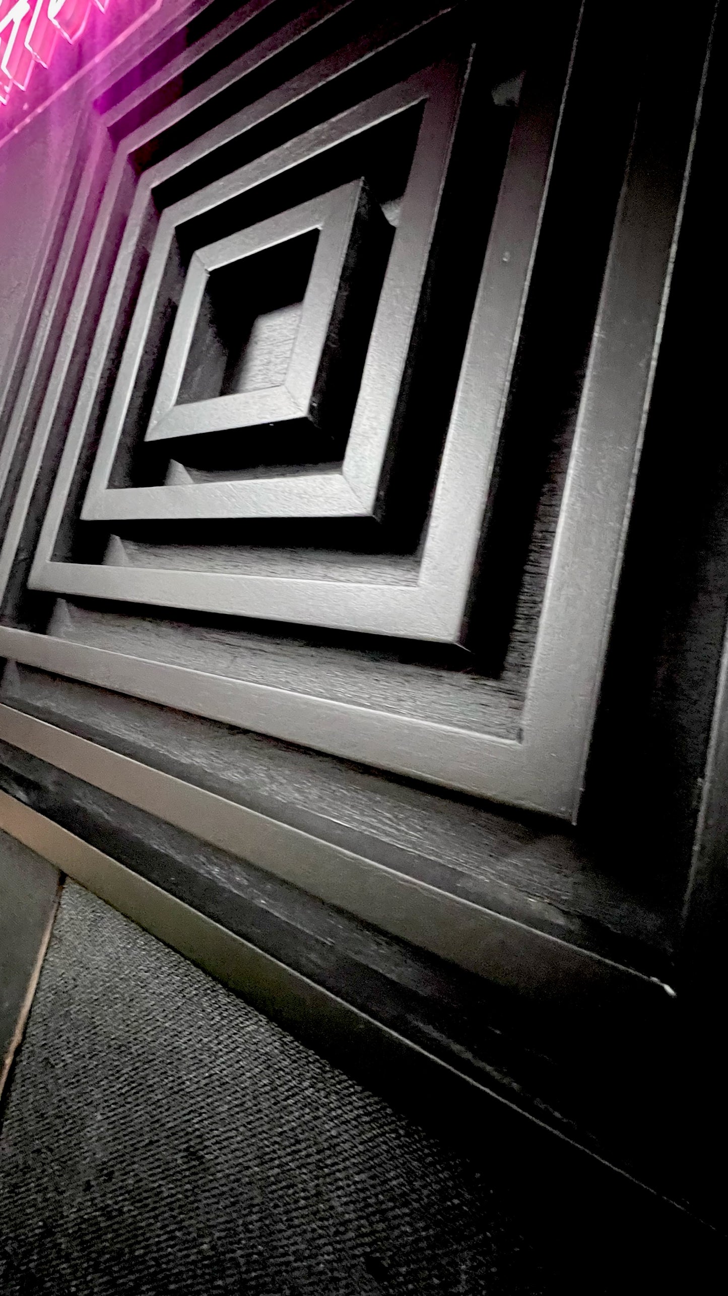 Solid Wood Concentric Square