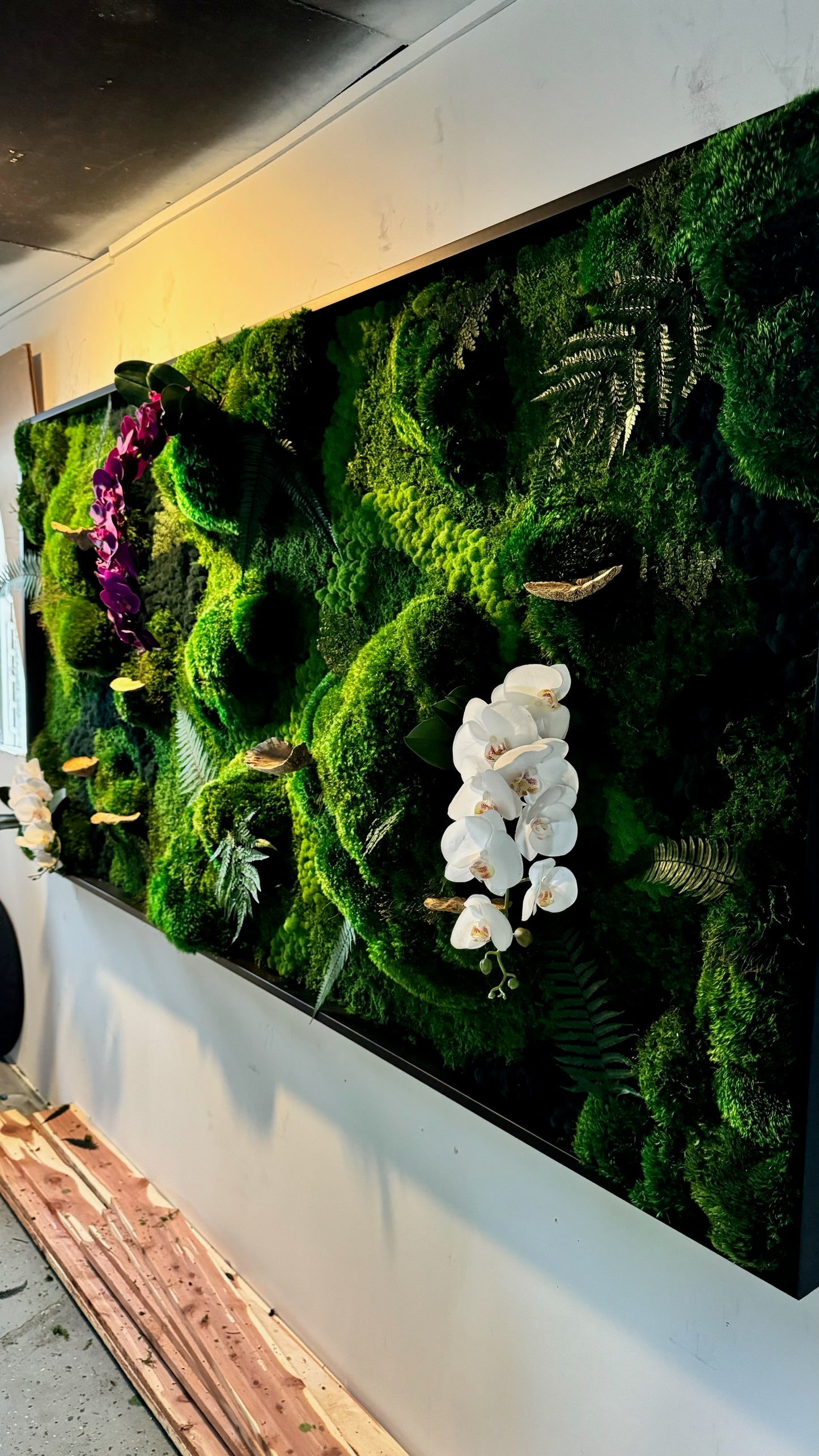 Botanical Oasis - Moss Wall Art
