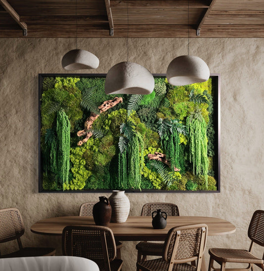 ‘The Forgotten Forest’ Moss Wall Art by Moss Art Installations