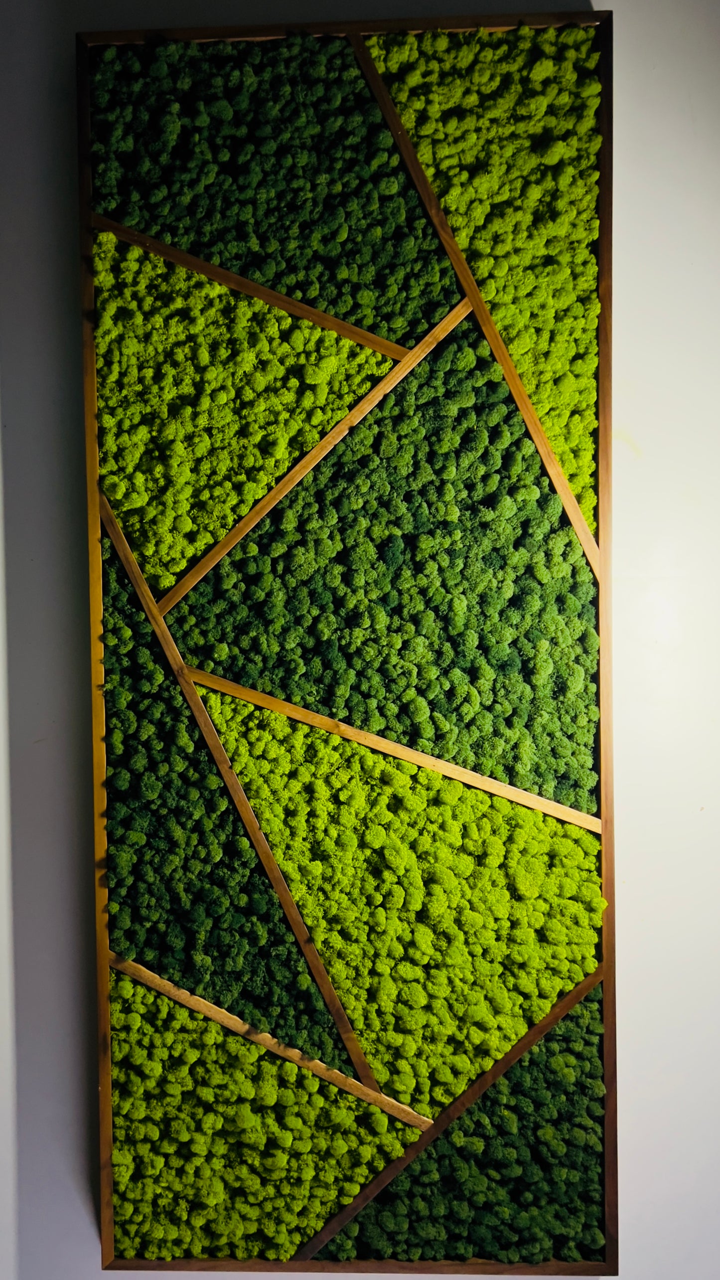 Mid-Century Modern Moss Art
