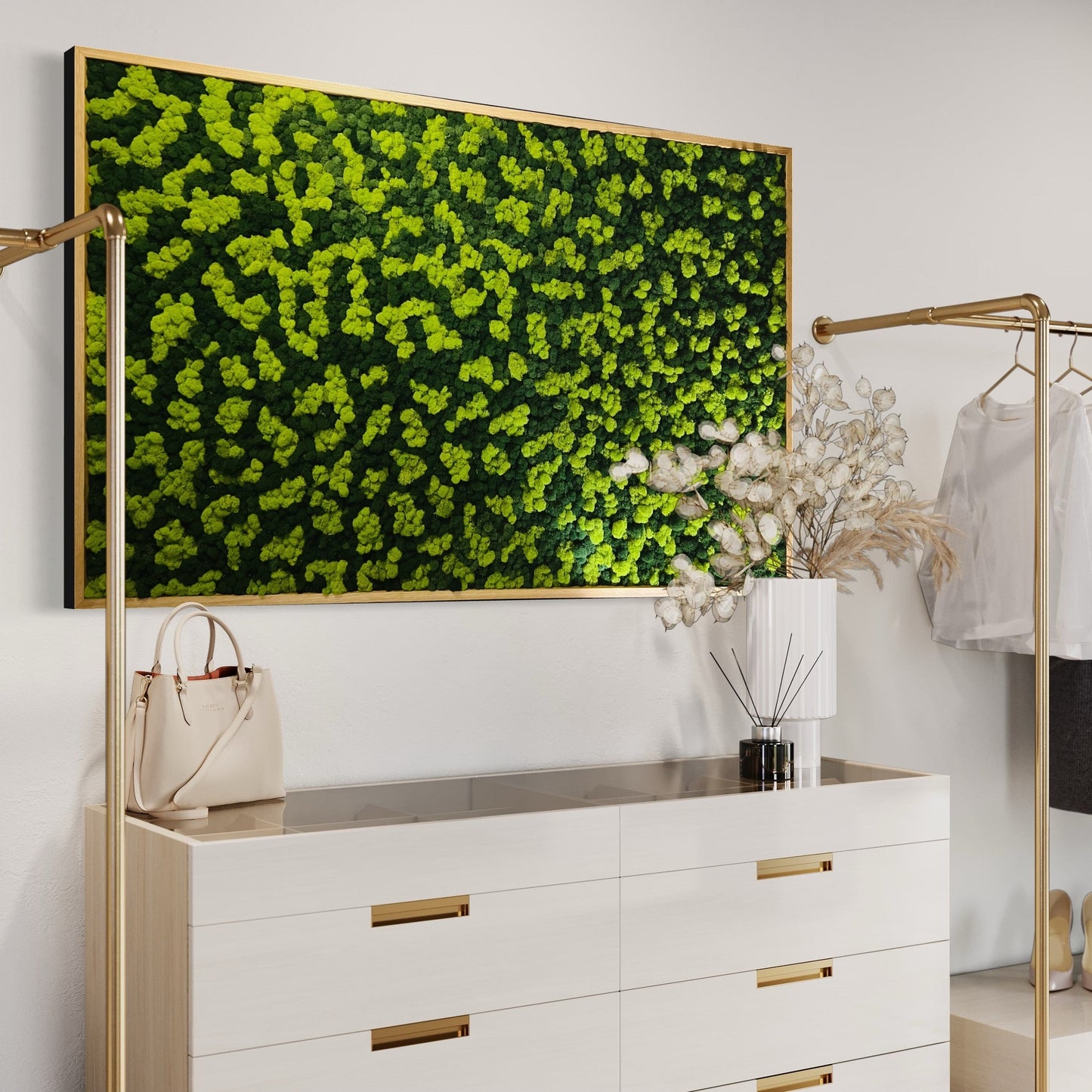 Reindeer Moss Wall