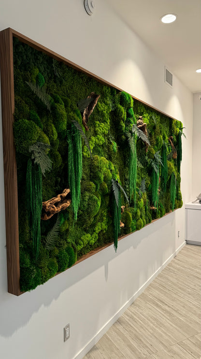 ‘The Forgotten Forest’ Moss Wall Art by Moss Art Installations