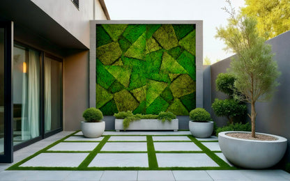 Geometric Moss Panels