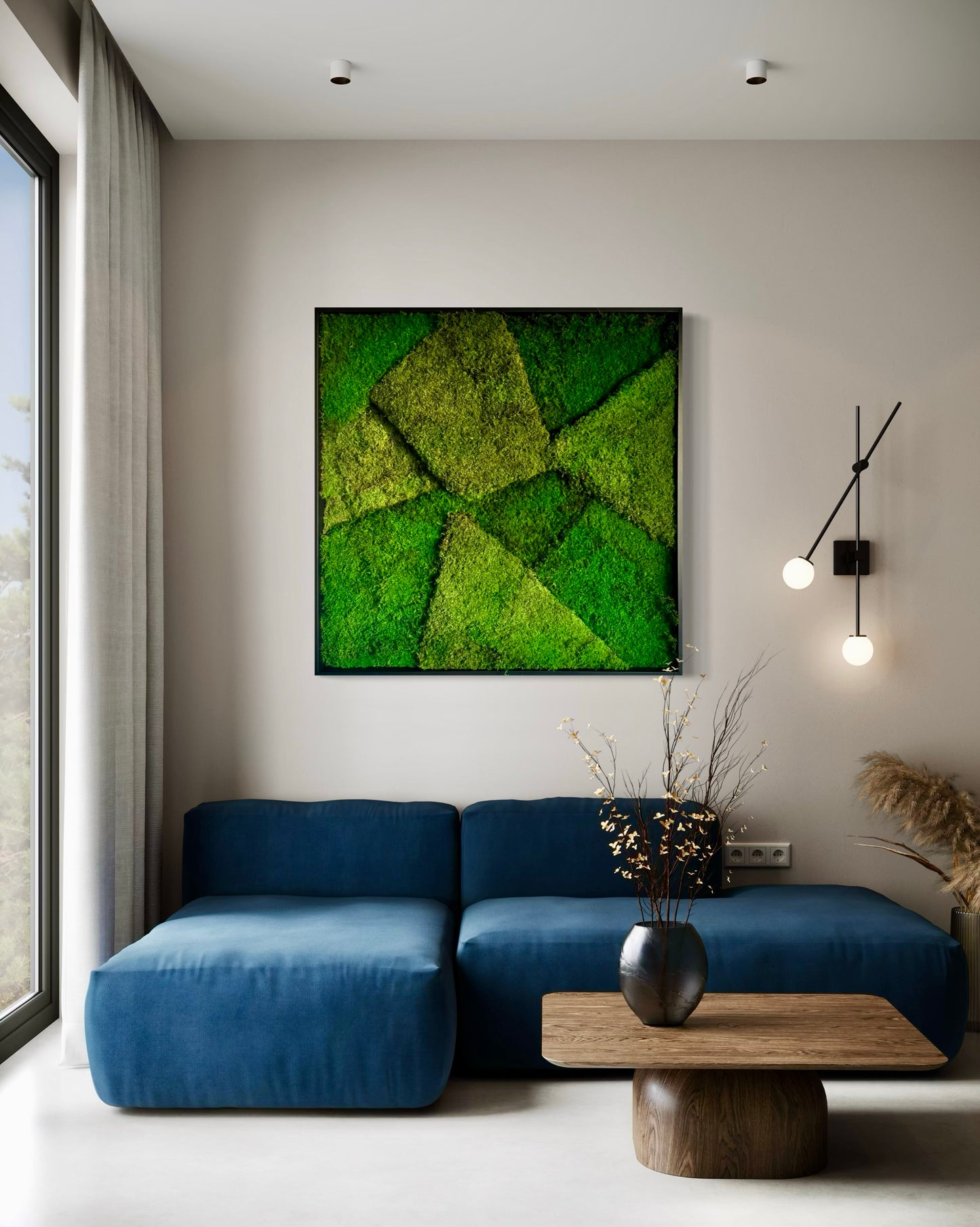 Geometric Moss Panels