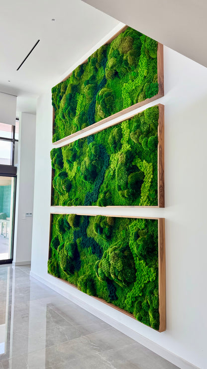 Majestic Moss Boulders