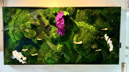 Botanical Oasis - Moss Wall Art