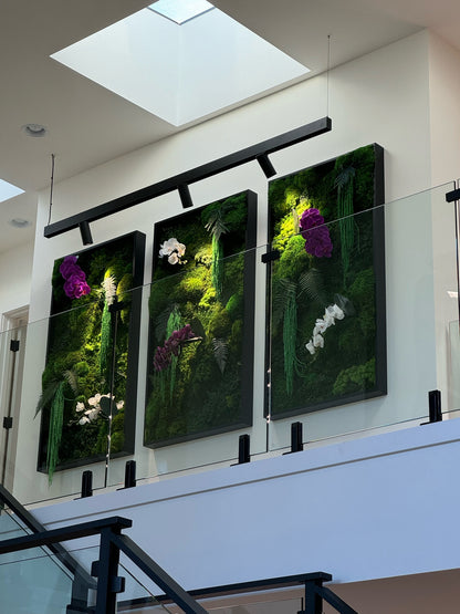 Botanical Oasis - Moss Wall Art