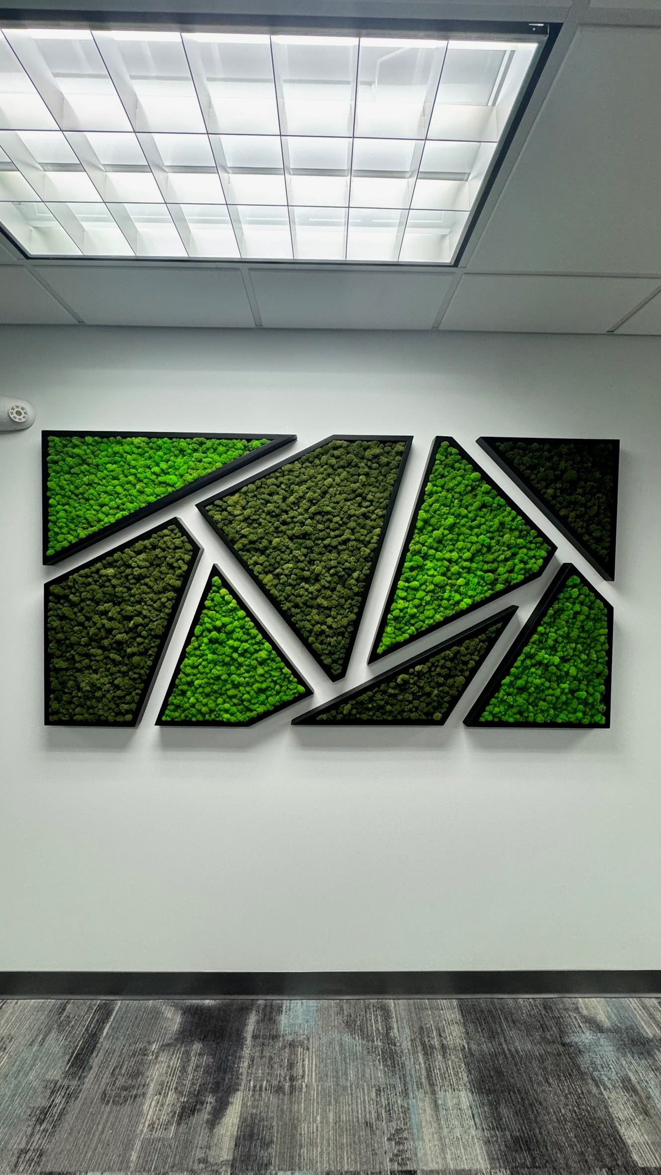 Mid-Century Modern Moss Art