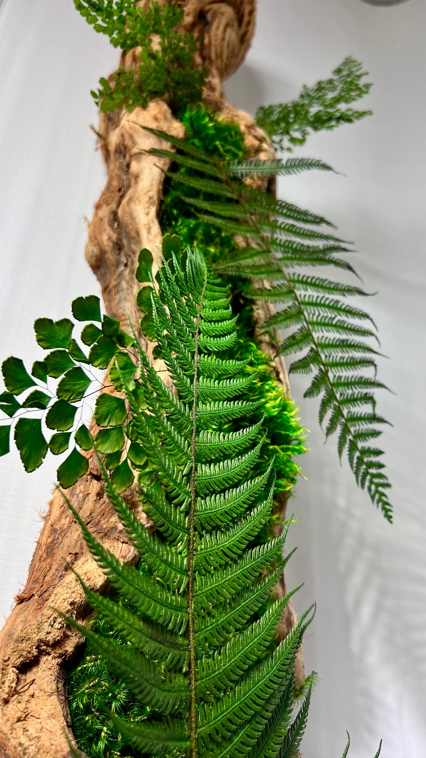 Twisted Grape Wood Center Piece