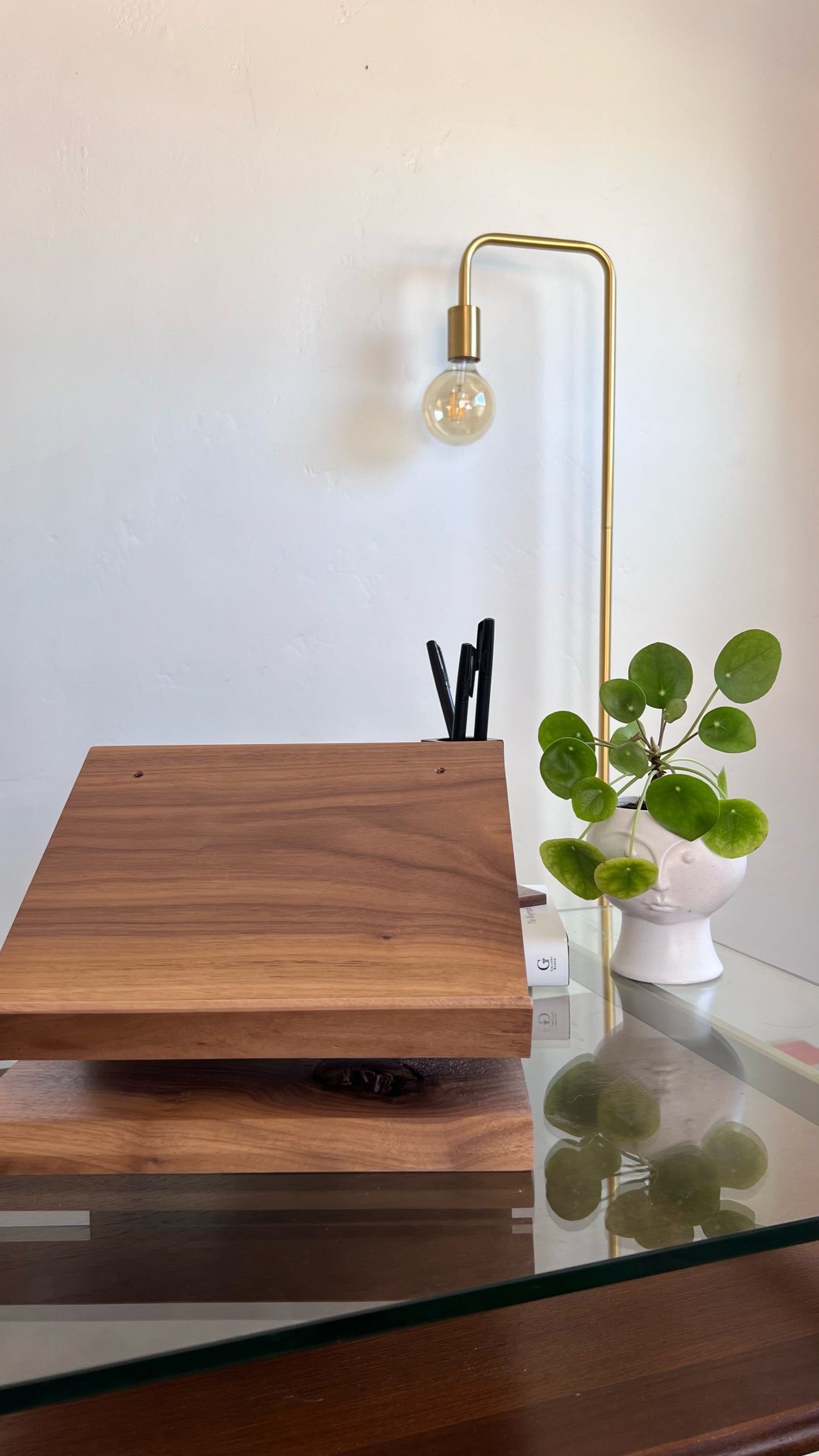 Walnut Wood Laptop Stand