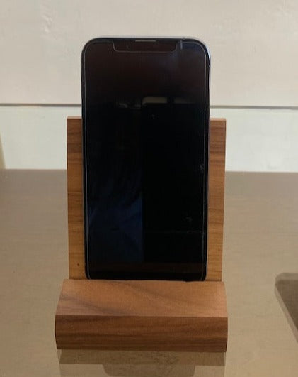 Walnut Wood Phone Stand