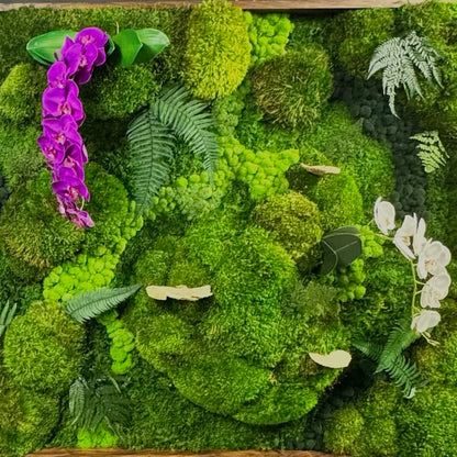 Botanical Oasis - Moss Wall Art
