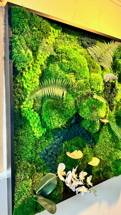 Botanical Oasis - Moss Wall Art
