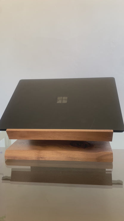 Walnut Wood Laptop Stand